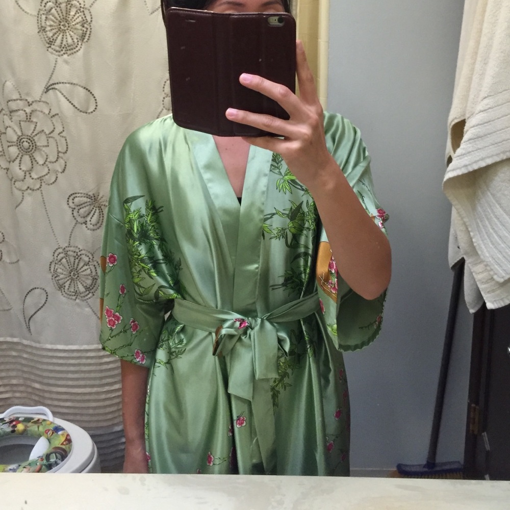Asian Print Robe